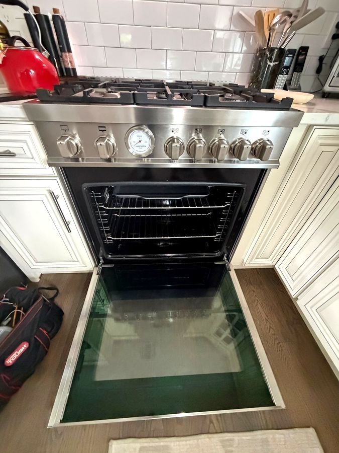 Bertazzoni range repair completed by Lankon Appliance in Queens NY