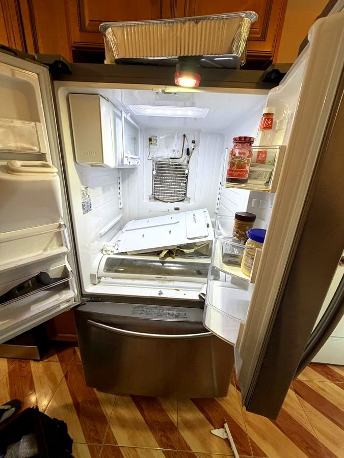 Samsung French-door refrigerator repair by Lankon Appliance in Nassau County